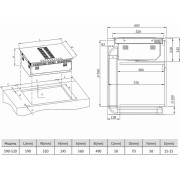 Варочная панель Korting HIBH 68980 NB индукционная