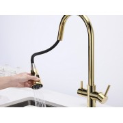 Смеситель Paulmark Lange La214212-G, золото