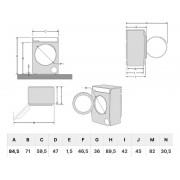 Стиральная машина Korting KWM 42ID1460