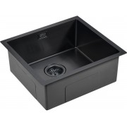 Мойка Paulmark Weser PM804844-GM, вороненая сталь