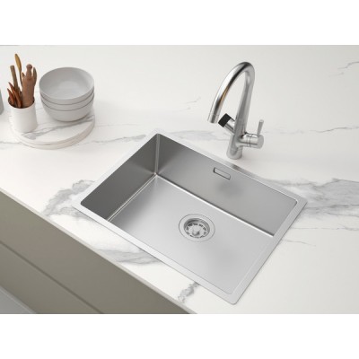 Мойка Paulmark Lassan 54 uni LA54-BS, брашированная нерж. сталь Мойка Paulmark Lassan 54 uni LA54-BS, брашированная нерж. сталь