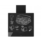 Вытяжка KRONA DOMENIKA 600 black S