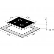 Варочная панель MAUNFELD EGHS.64.63CS/G газовая