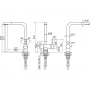 Смеситель Paulmark Skalen Sk213020-BG, брашированное золото