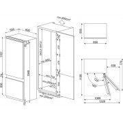 Холодильник SMEG C475VE встраиваемый