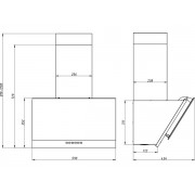 Вытяжка Elikor Рубин 60П-1000-Е4Д черный