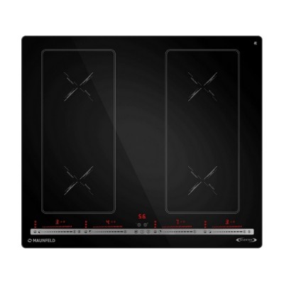 Варочная панель MAUNFELD CVI594SB2BKA Inverter индукционная Варочная панель MAUNFELD CVI594SB2BKA Inverter индукционная