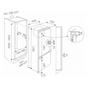Холодильник Kuppersbusch FKGF 9850.0i встраиваемый