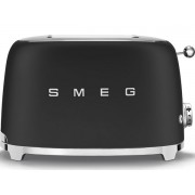 Тостер на 2 ломтика SMEG TSF01BLMEU матовый черный