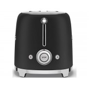 Тостер на 2 ломтика SMEG TSF01BLMEU матовый черный