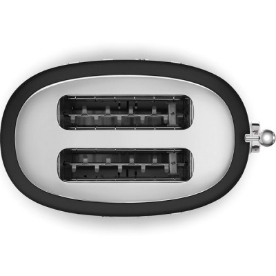 Тостер на 2 ломтика SMEG TSF01BLMEU матовый черный Тостер на 2 ломтика SMEG TSF01BLMEU матовый черный