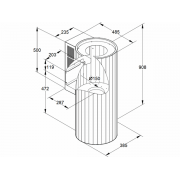 Вытяжка MAUNFELD EDELWEISS 39 WALL белый