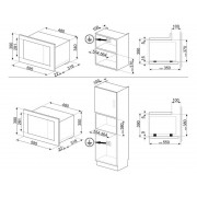 СВЧ - печь SMEG FMI320X2