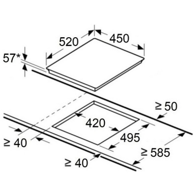 Варочная панель MAUNFELD CVI453BK индукционная Варочная панель MAUNFELD CVI453BK индукционная