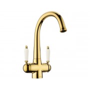 Смеситель Omoikiri Okinawa 2-G латунь/золото (4994253)