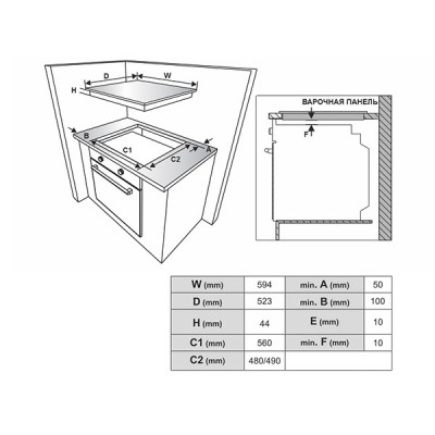 Варочная панель EXITEQ EXH-306 газовая Варочная панель EXITEQ EXH-306 газовая
