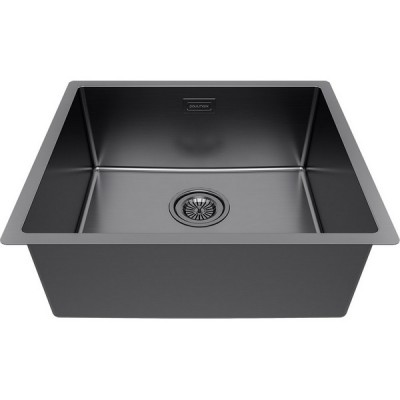 Мойка Paulmark Lassan 49 uni LA49-GM, вороненая сталь Мойка Paulmark Lassan 49 uni LA49-GM, вороненая сталь