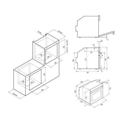 Духовой шкаф KRONA ATTIMO 60 S Духовой шкаф KRONA ATTIMO 60 S