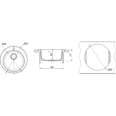 Мойка Dr.Gans ГАЛА черный Мойка Dr.Gans ГАЛА черный