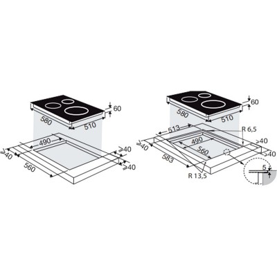 Варочная панель Brandt BPI164HUB индукционная Варочная панель Brandt BPI164HUB индукционная