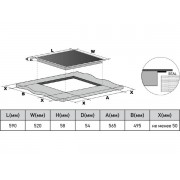 Варочная панель MEFERI MIH604WH COMFORT индукционная