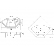 Мойка Florentina Гави жасмин