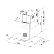 Вытяжка Franke FTMY AH BK MATT F90 (325.0679.323)