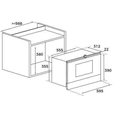 СВЧ-печь Teka MWR 22 BI AB (40586300) СВЧ-печь Teka MWR 22 BI AB (40586300)