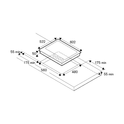 Варочная панель Bertazzoni P604LMODX газовая Варочная панель Bertazzoni P604LMODX газовая