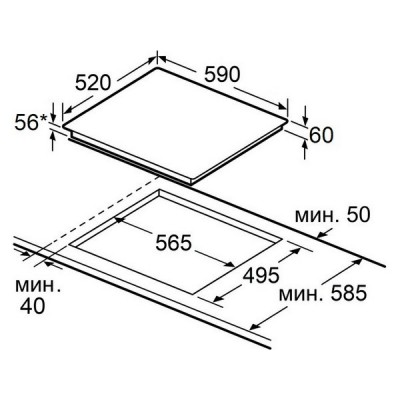 Варочная панель MAUNFELD AVI6044SSBK индукционная Варочная панель MAUNFELD AVI6044SSBK индукционная