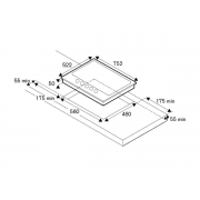 Варочная панель Bertazzoni P755CHERAC газовая