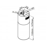 Вытяжка MAUNFELD LEE ISLA 39 белый