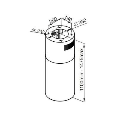 Вытяжка MAUNFELD LEE ISLA 39 белый Вытяжка MAUNFELD LEE ISLA 39 белый