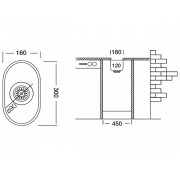 Мойка Ukinox Модерн MOP160.300 -G-8C