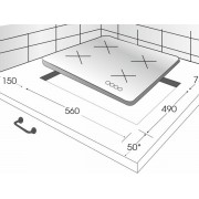 Варочная панель EXITEQ EXH-204 white газовая