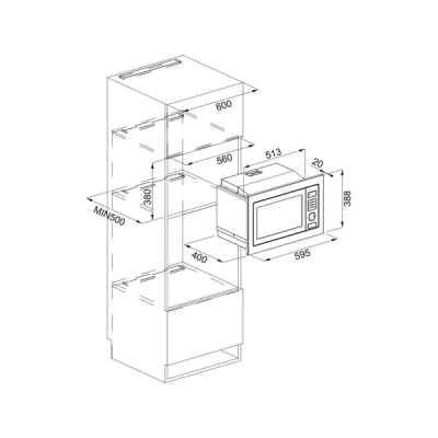 СВЧ - печь Franke FMW 250 CR2 G BK (131.0391.304) СВЧ - печь Franke FMW 250 CR2 G BK (131.0391.304)