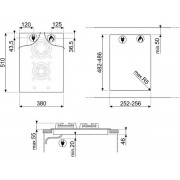 Варочная панель SMEG PV632CNR газовая