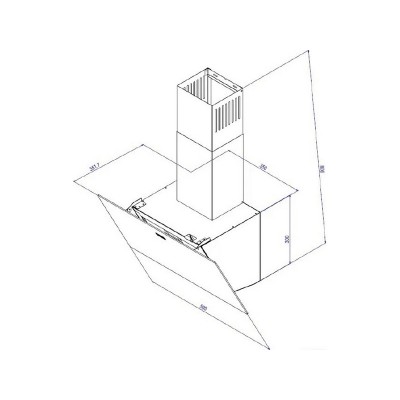 Вытяжка Kanzler D 558 B Вытяжка Kanzler D 558 B