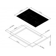 Варочная панель Kuppersberg ICS 804 индукционная
