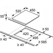 Варочная панель MAUNFELD CVI453SBBK Inverter индукционная
