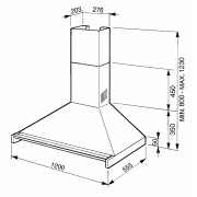 Вытяжка SMEG KD120HXE