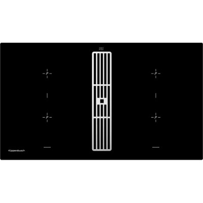 Варочная панель Kuppersbusch KMI 9850.0 SR Silver Chrome индукционная с вытяжкой Варочная панель Kuppersbusch KMI 9850.0 SR Silver Chrome индукционная с вытяжкой