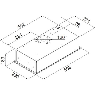 Вытяжка MAUNFELD CROSBY ROCKY 60 черное стекло Вытяжка MAUNFELD CROSBY ROCKY 60 черное стекло