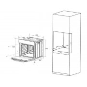 Духовой шкаф MEFERI MEO6017BK ULTRA