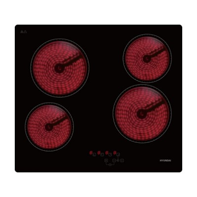 Варочная панель Hyundai HHE 6410 BG электрическая Варочная панель Hyundai HHE 6410 BG электрическая