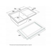 Мойка Paulmark Flugen 50-780 PM217850-WH, белый