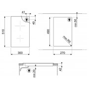 Варочная панель SMEG SE232TD1 электрическая