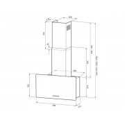 Вытяжка KRONA CLEMENTINA 600 white S
