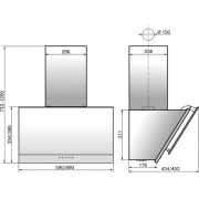 Вытяжка Elikor Жемчуг 60П-700-Е4Д перламутр/белый