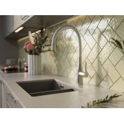 Смеситель Omoikiri Yatomi-2-Plus BN-WH латунь/нержавеющая сталь/белый (4994345)